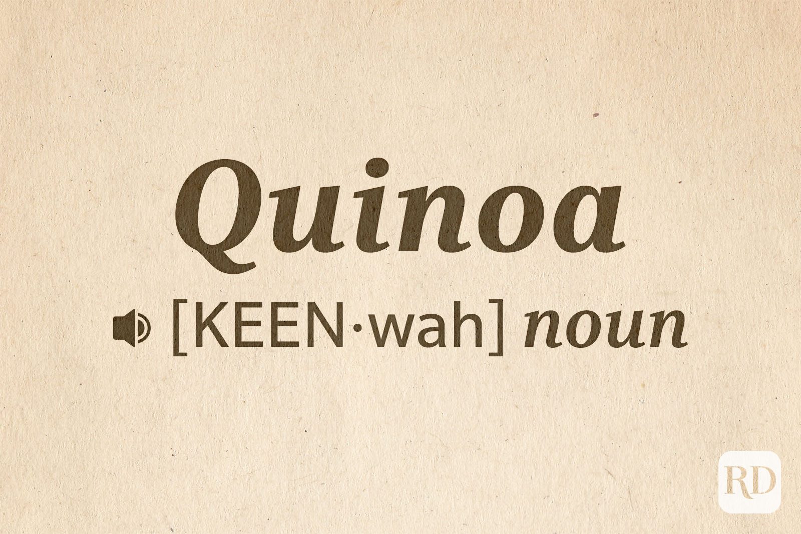 14 Hard Words To Pronounce Text: Quinoa