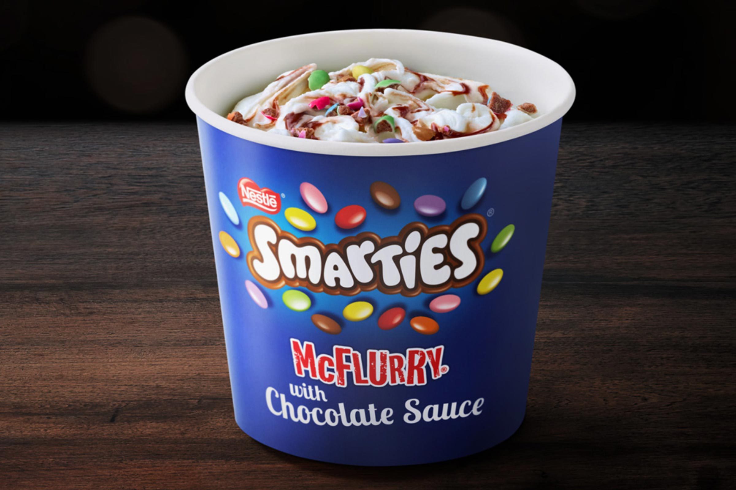 Smarties mcflurry