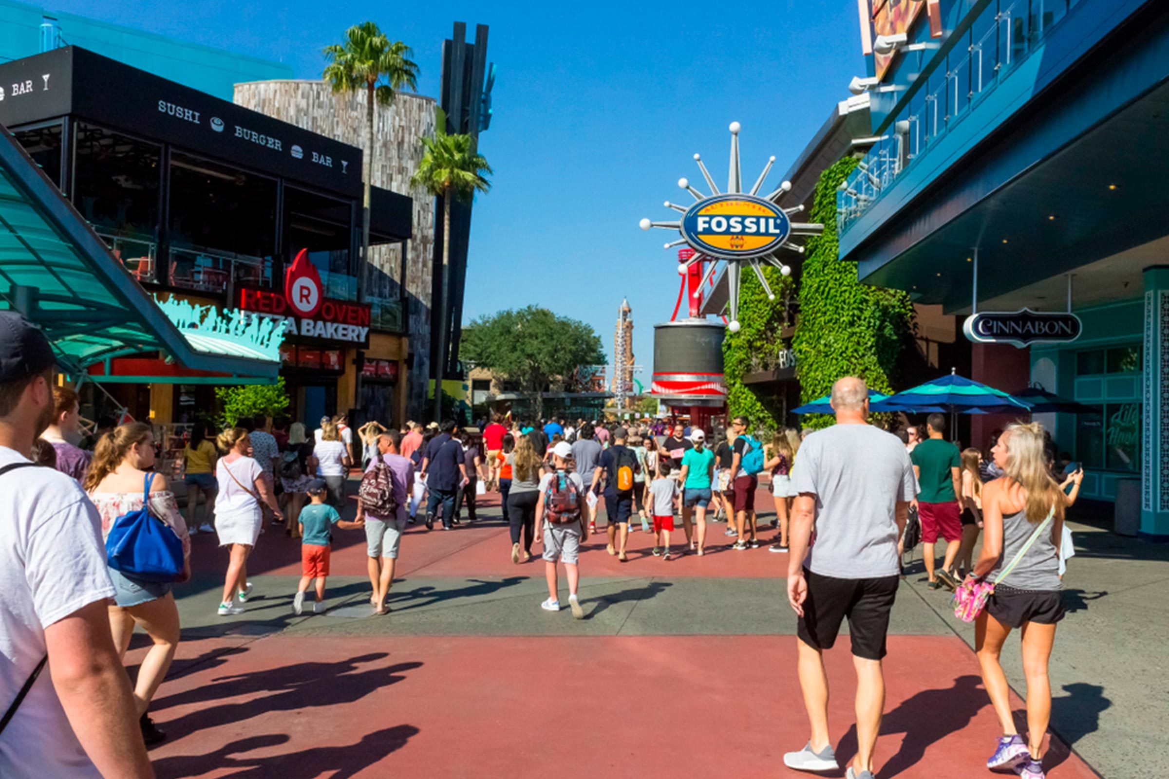 Universal city walk shopping disney