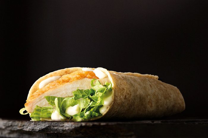 Wholemeal snack wrap