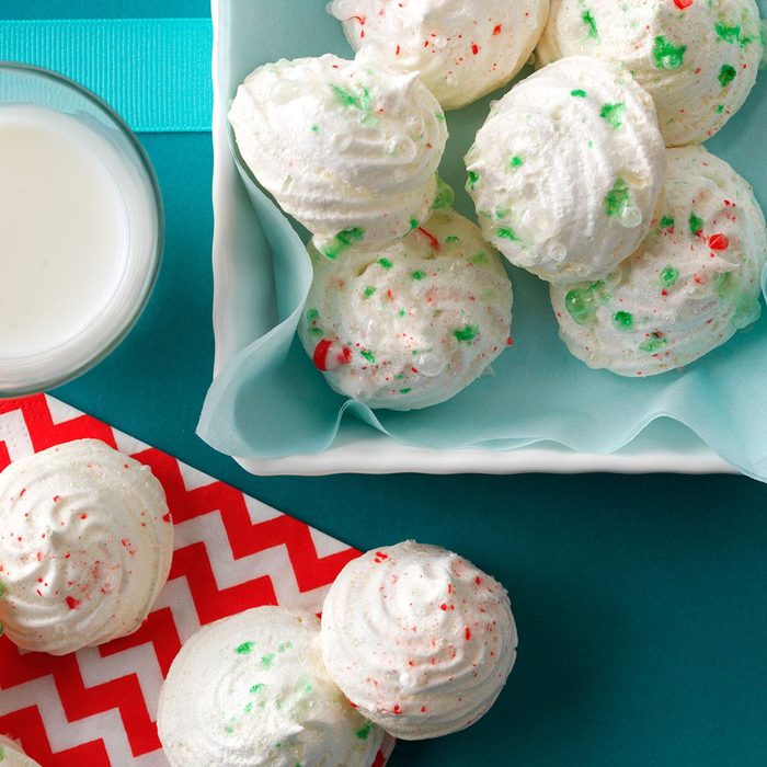 North Carolina: Mint Twist Meringues