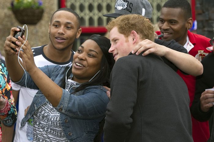 Prince Harry on visit to Nottingham, Britain - 25 Apr 2013