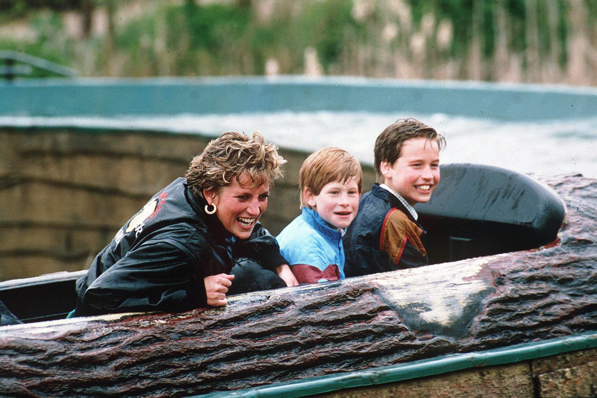 PRINCESS DIANA AT THORPE PARK, BRITAIN - ARP 1993