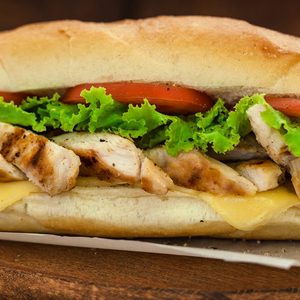 Grilled chicken sandwich