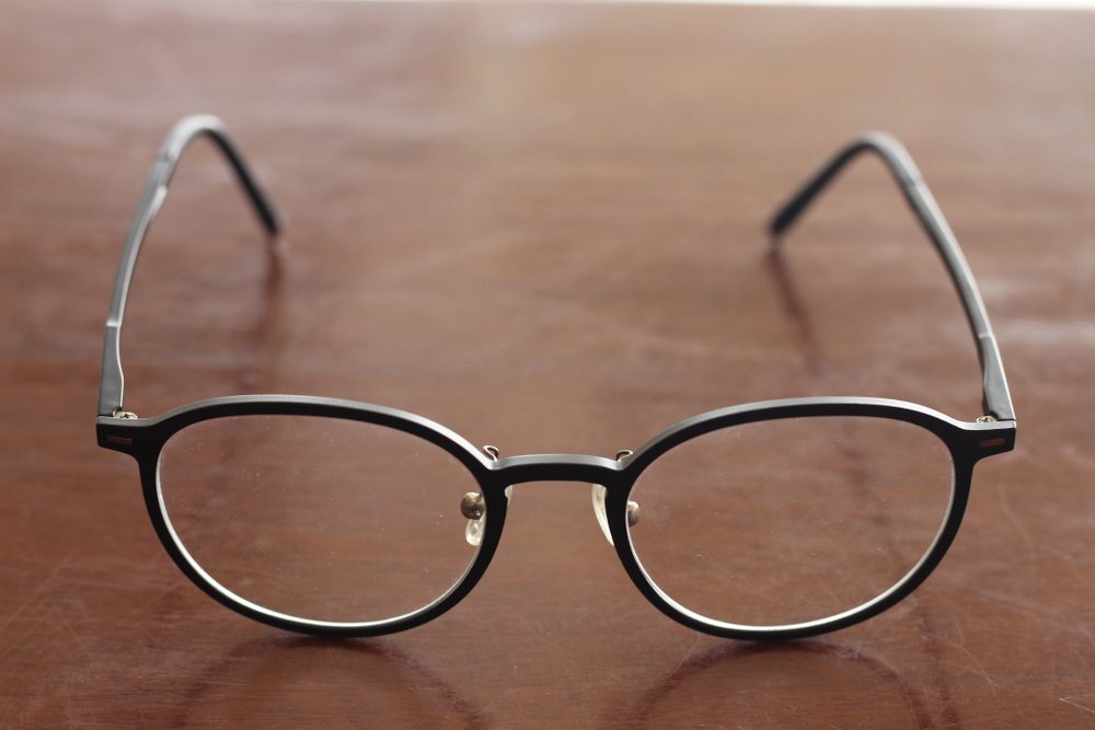 Glasses on the table