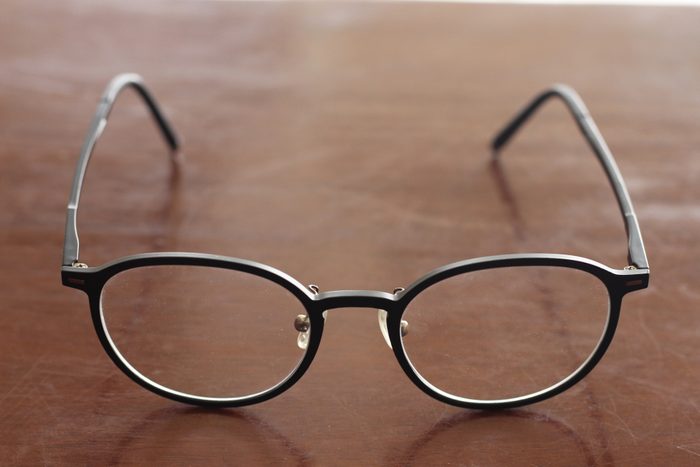 Glasses on the table