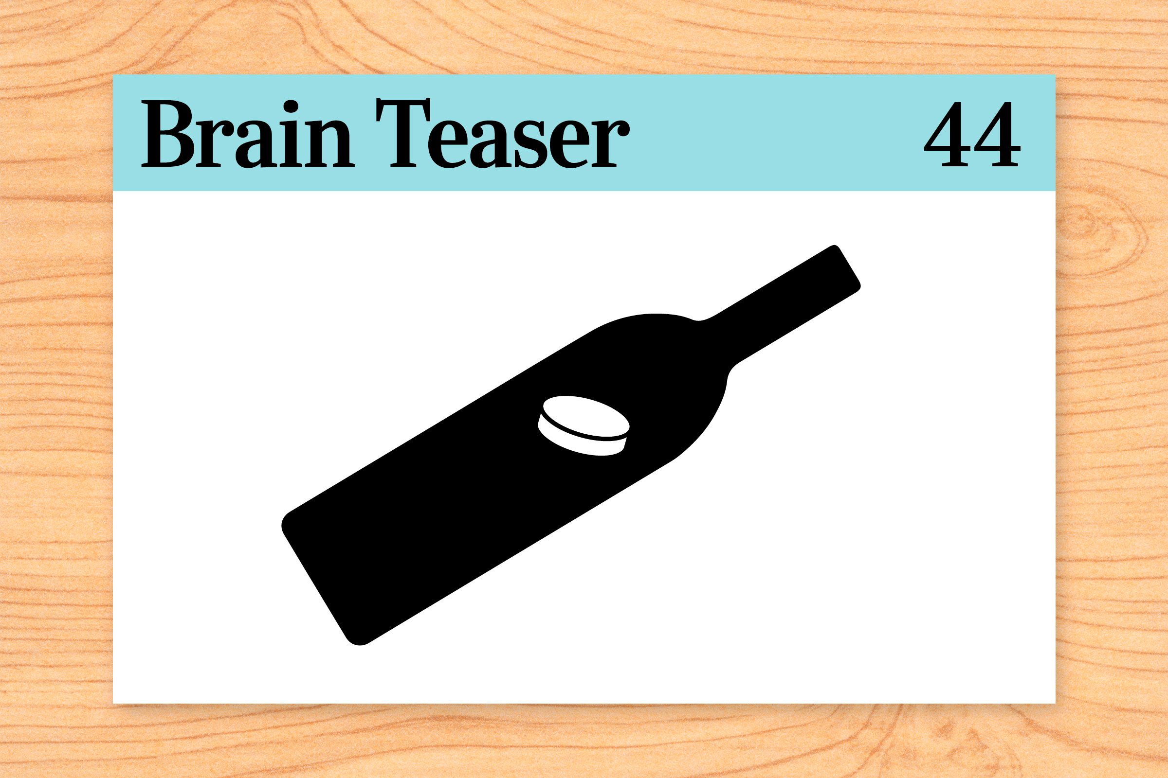 Put a coin into an empty bottle and insert a cork into the neck. How can you remove the coin without removing the cork or breaking the bottle?