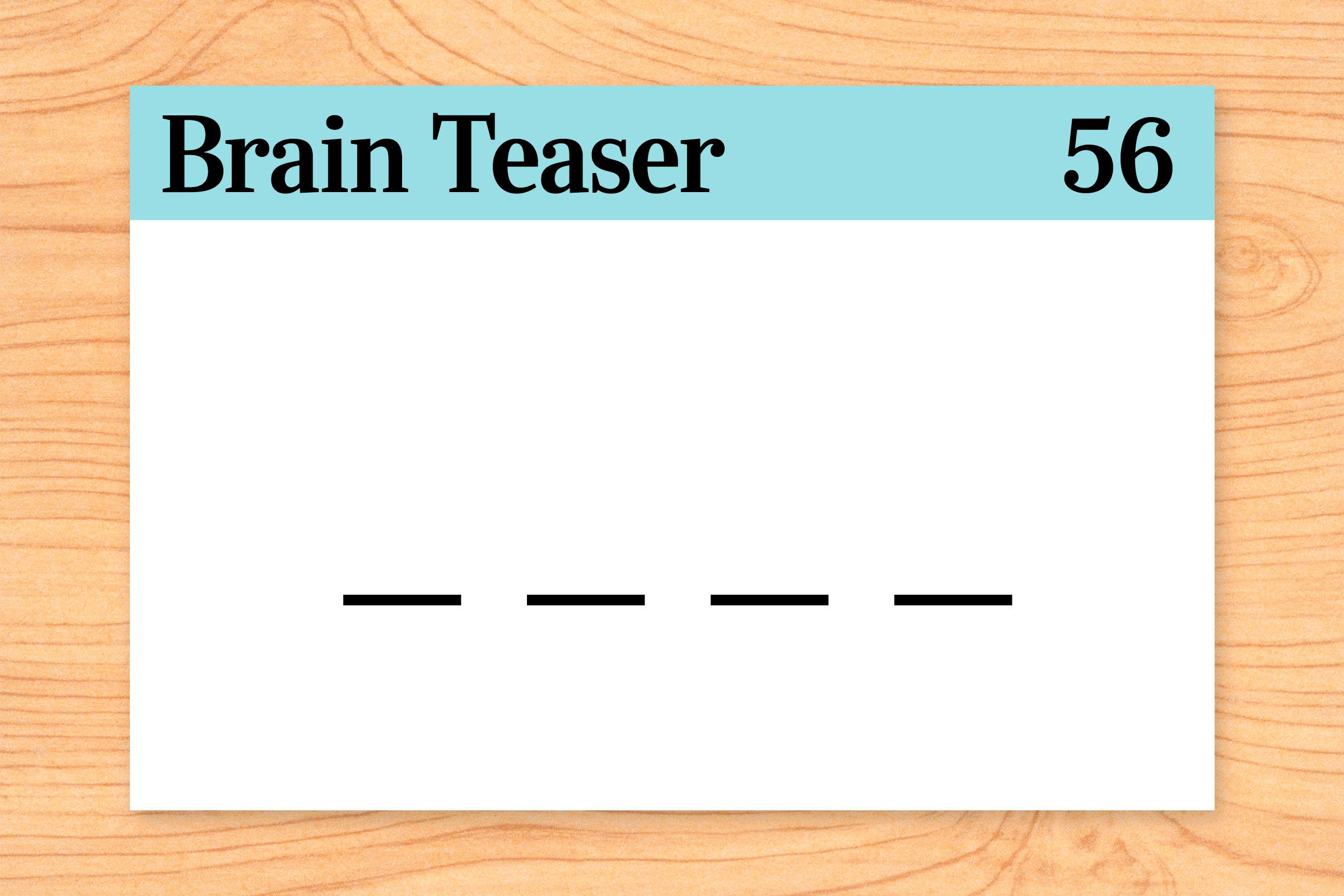 What 4-letter word can be written forward, backward or upside down, and can still be read from left to right?