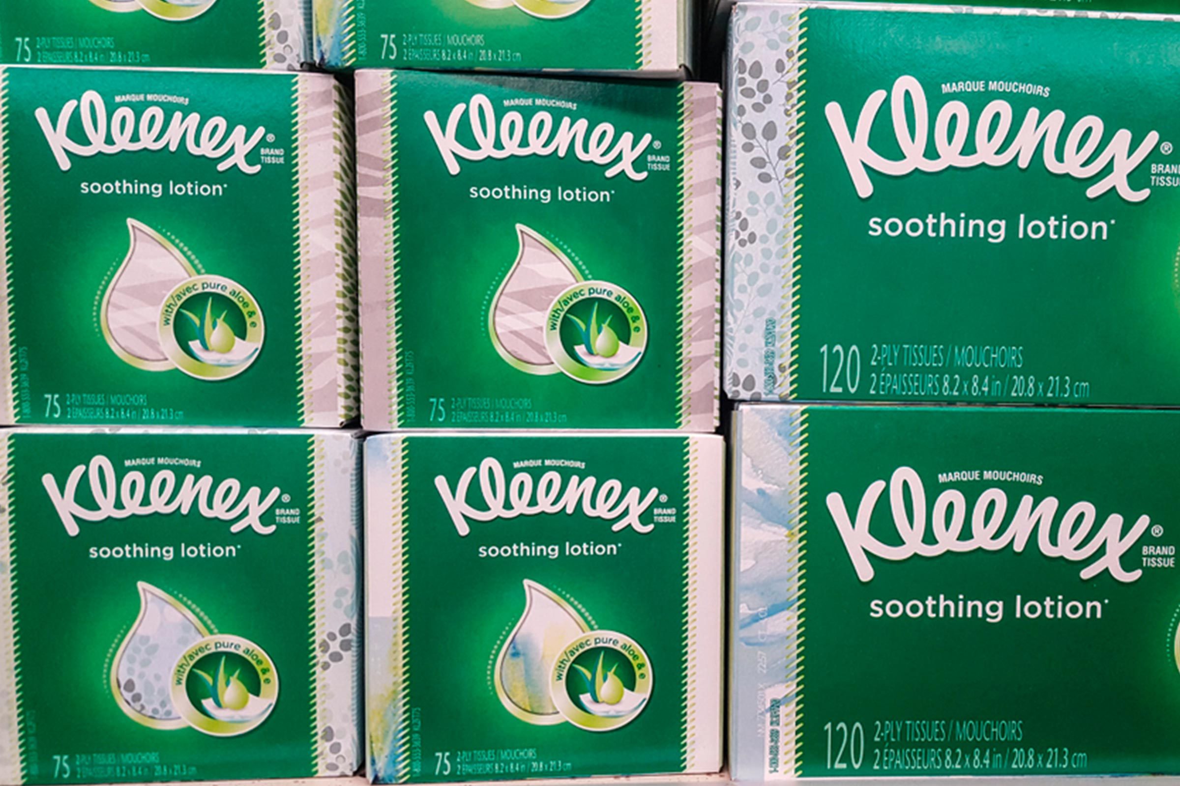 Kleenex tissues