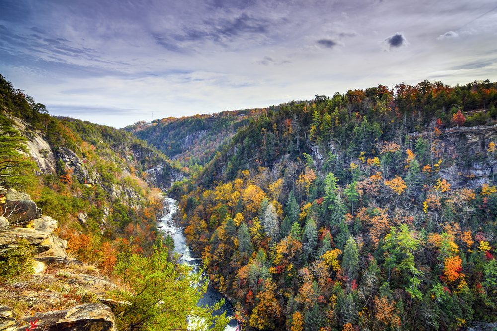 Tallulah Gorge in Georgia, USA.