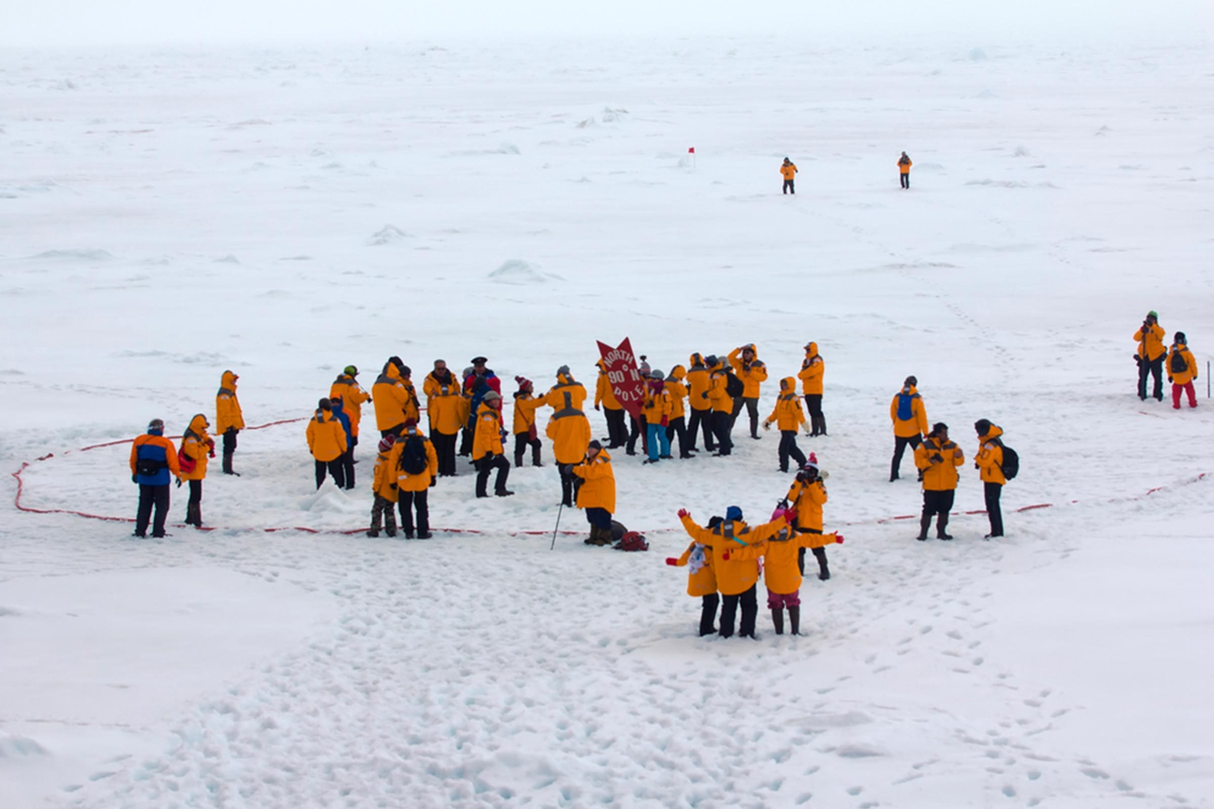 Zero Percent Land at North Pole