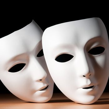 Masks with theatre concept