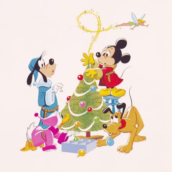 decorating tree tink angel