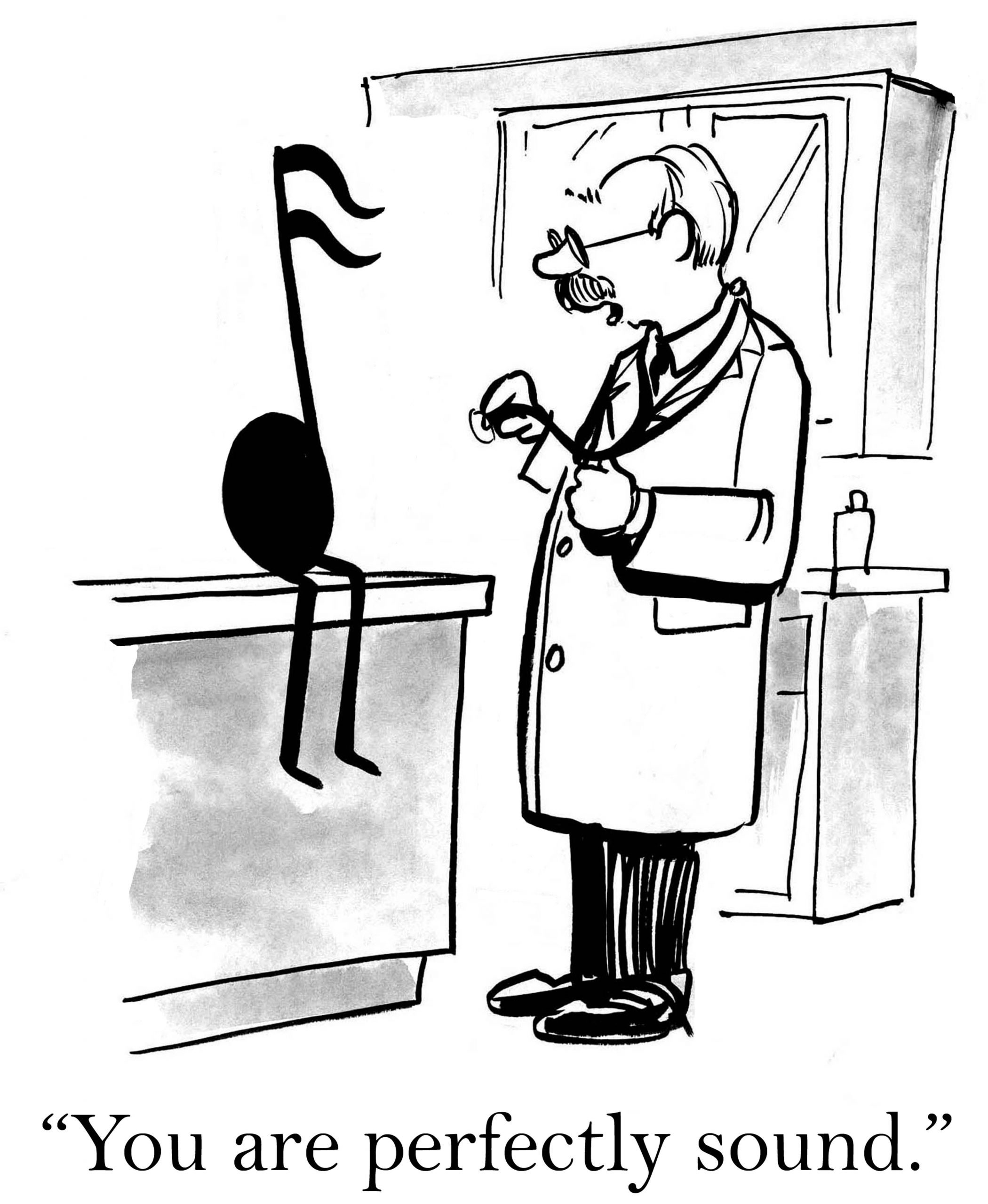 you are perfectly sound doctor cartoon