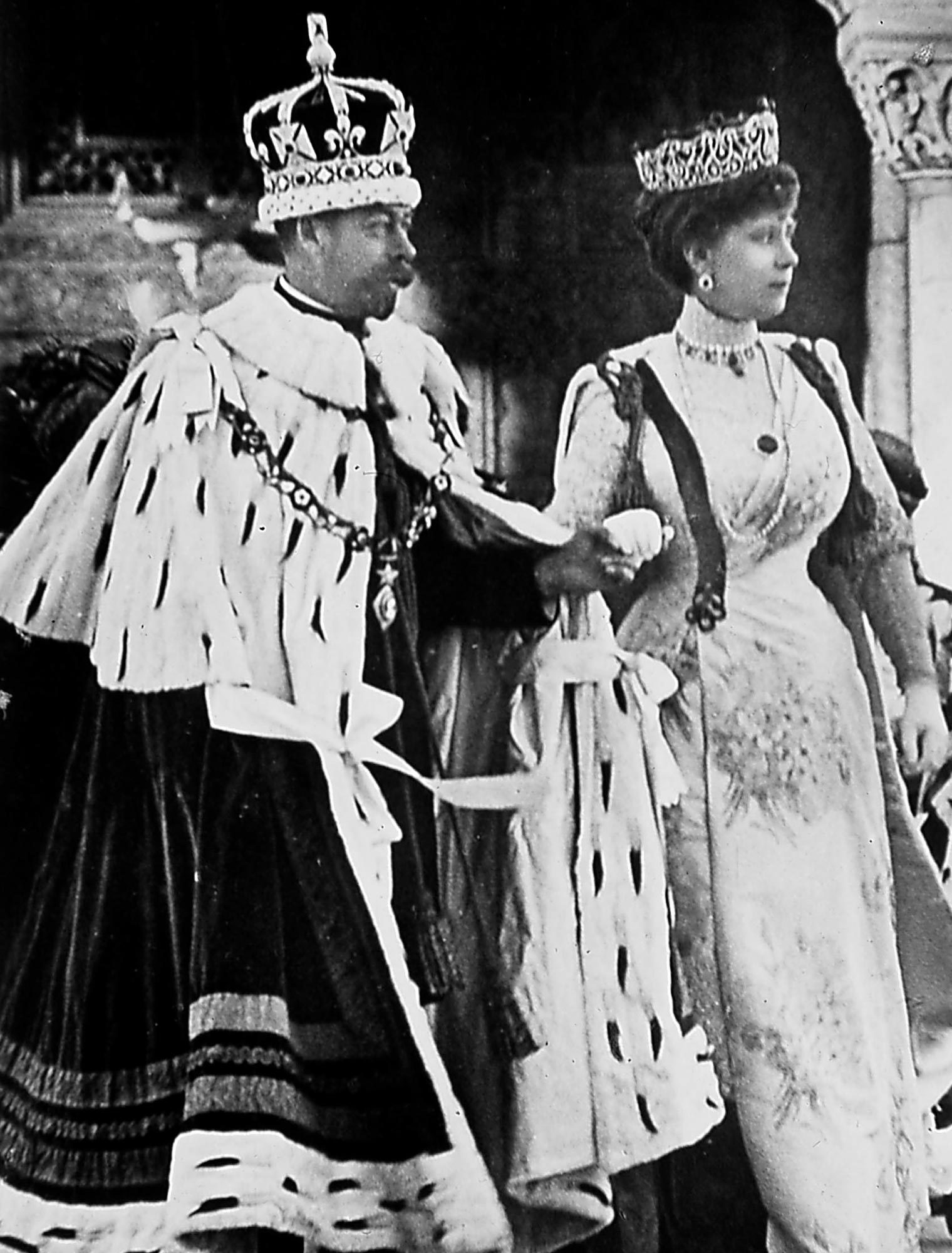 King George V and Queen Mary