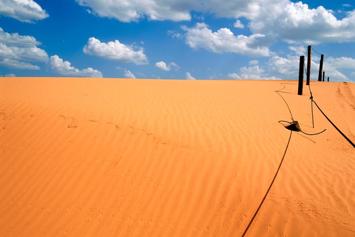 Sand dunes in Little Sahara SP, Waynoka, OK