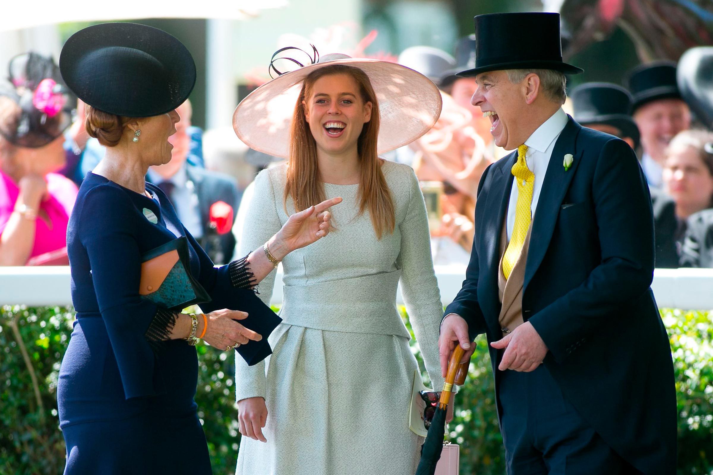 Sarah Ferguson, Princess Beatrice and Prince Andrew