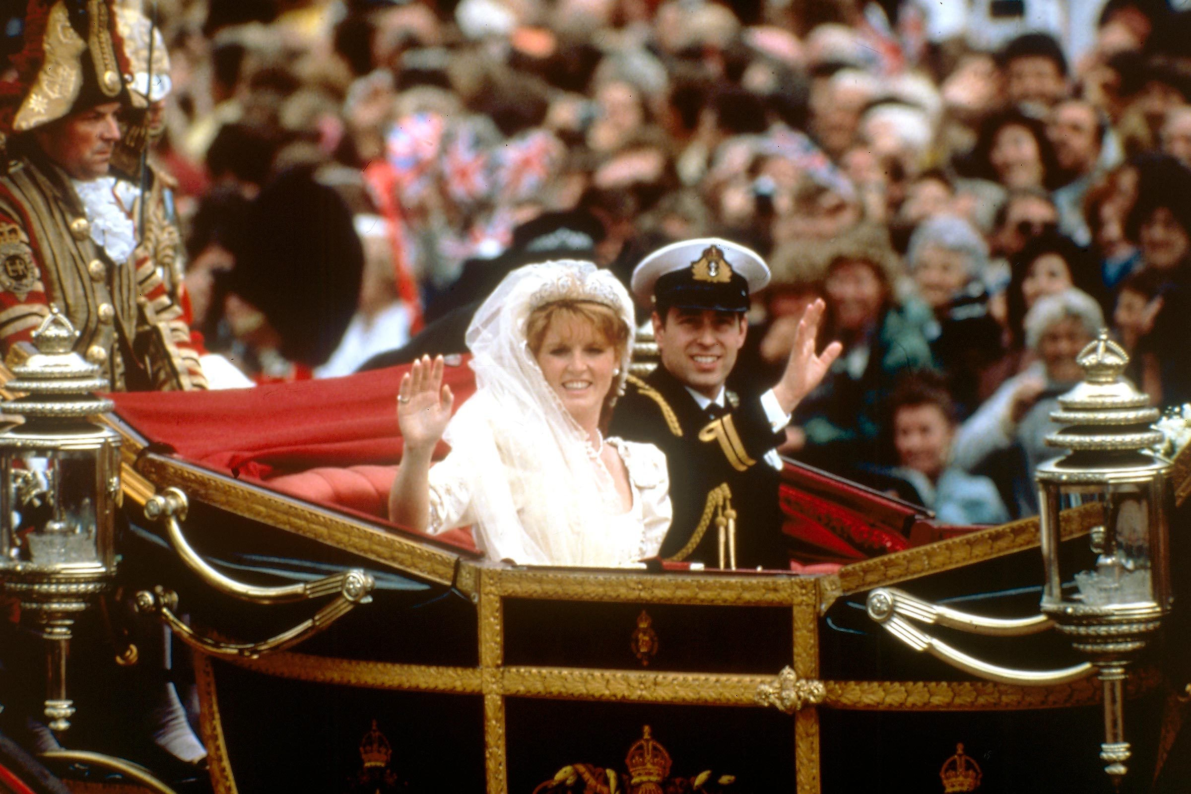 Sarah Ferguson and Prince Andrea Duke of York