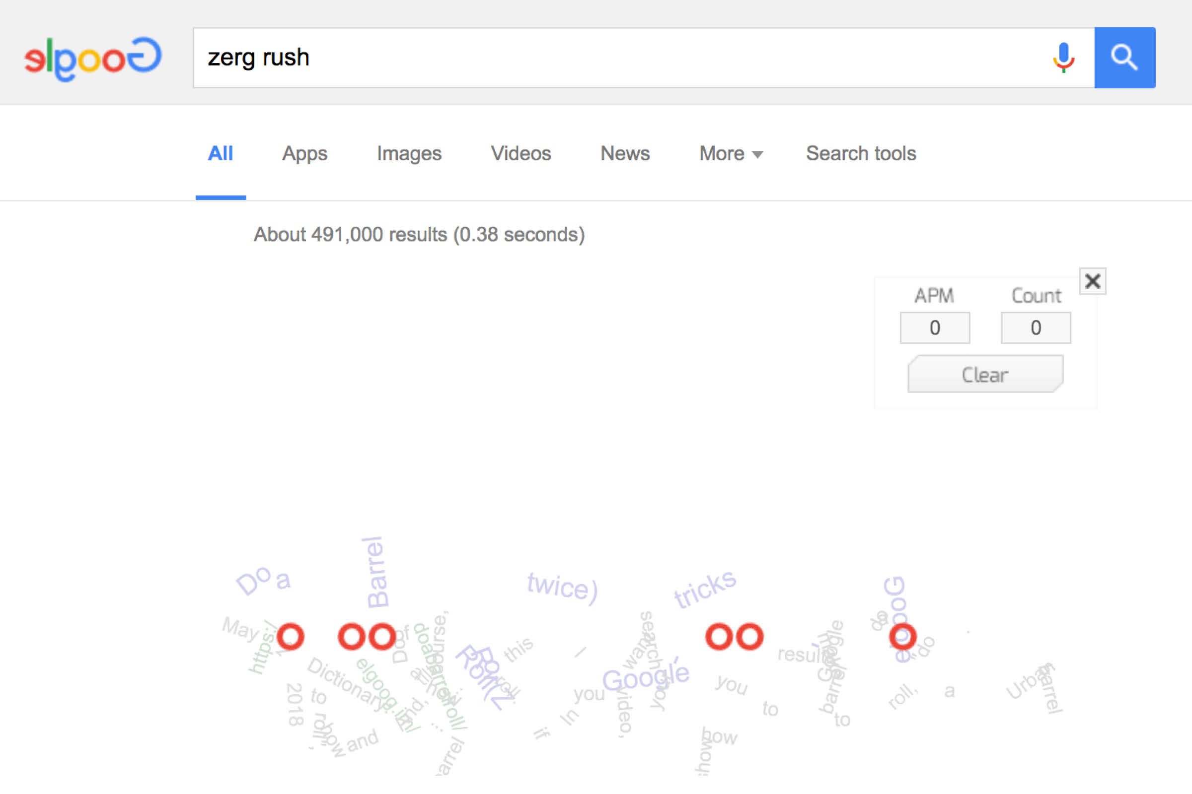 Google: Zerg Rush