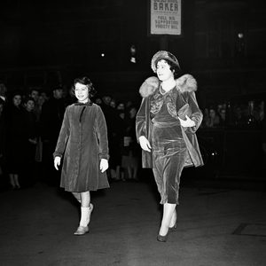 England London Queen Elizabeth and Princess Elizabeth at Matinee, London