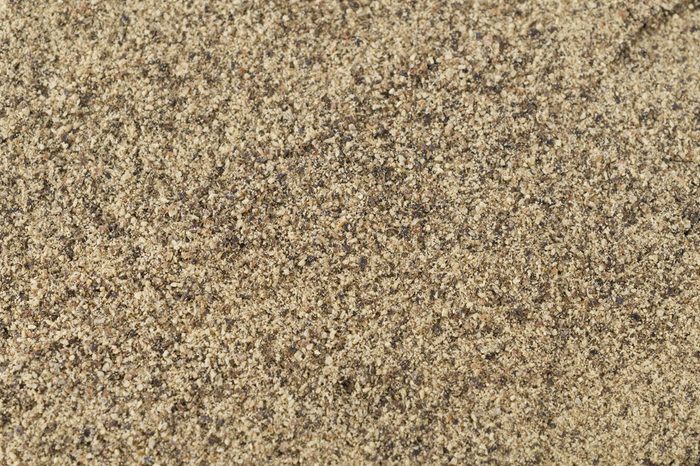 Ground black pepper background