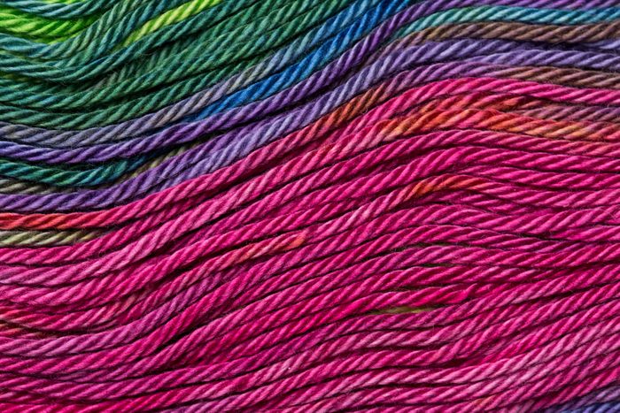 Threads densely reeled up on the coil