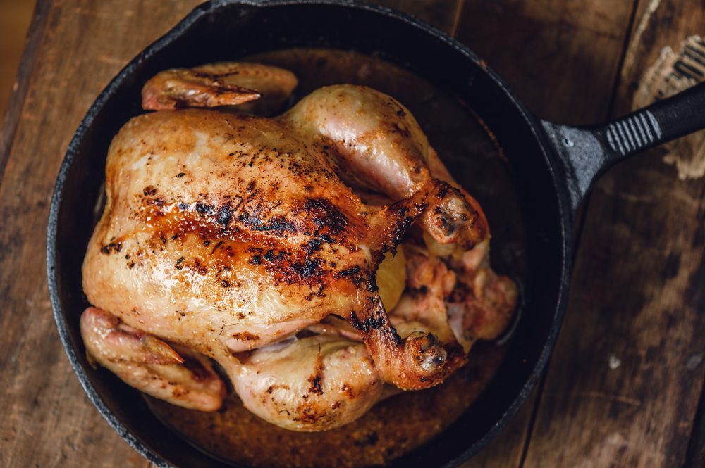 Pan Roasted Chicken / Top View