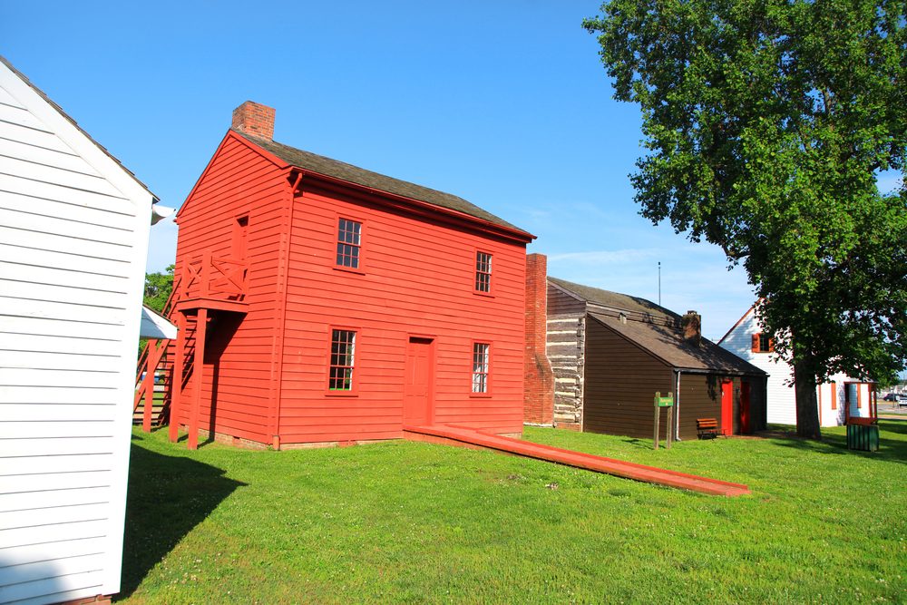  Harrison mansion historic site in Vincennes,Indiana 