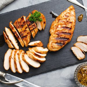 cooked chicken