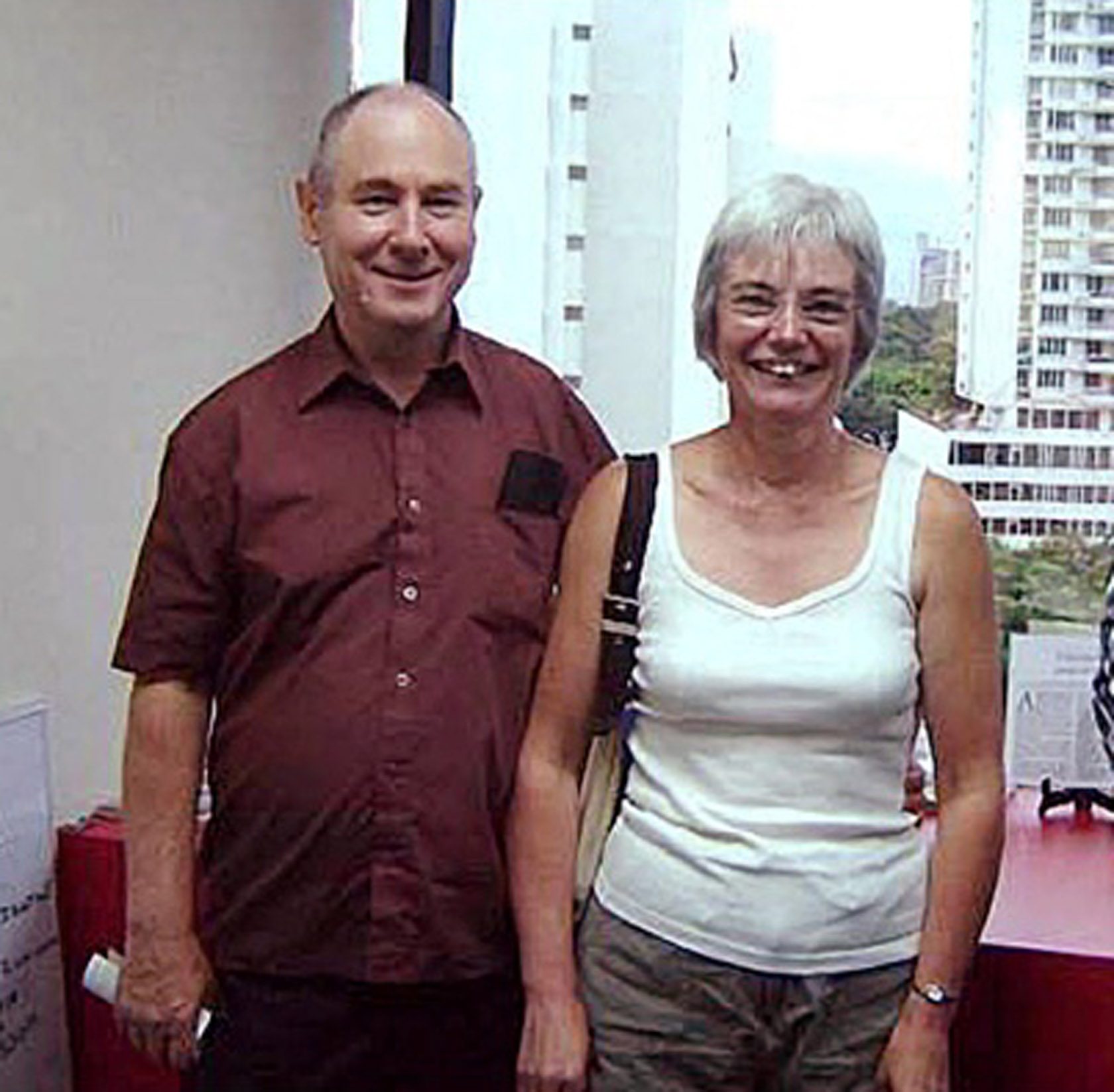 John Darwin and his wife Anne, Panama City, Panama - 2006