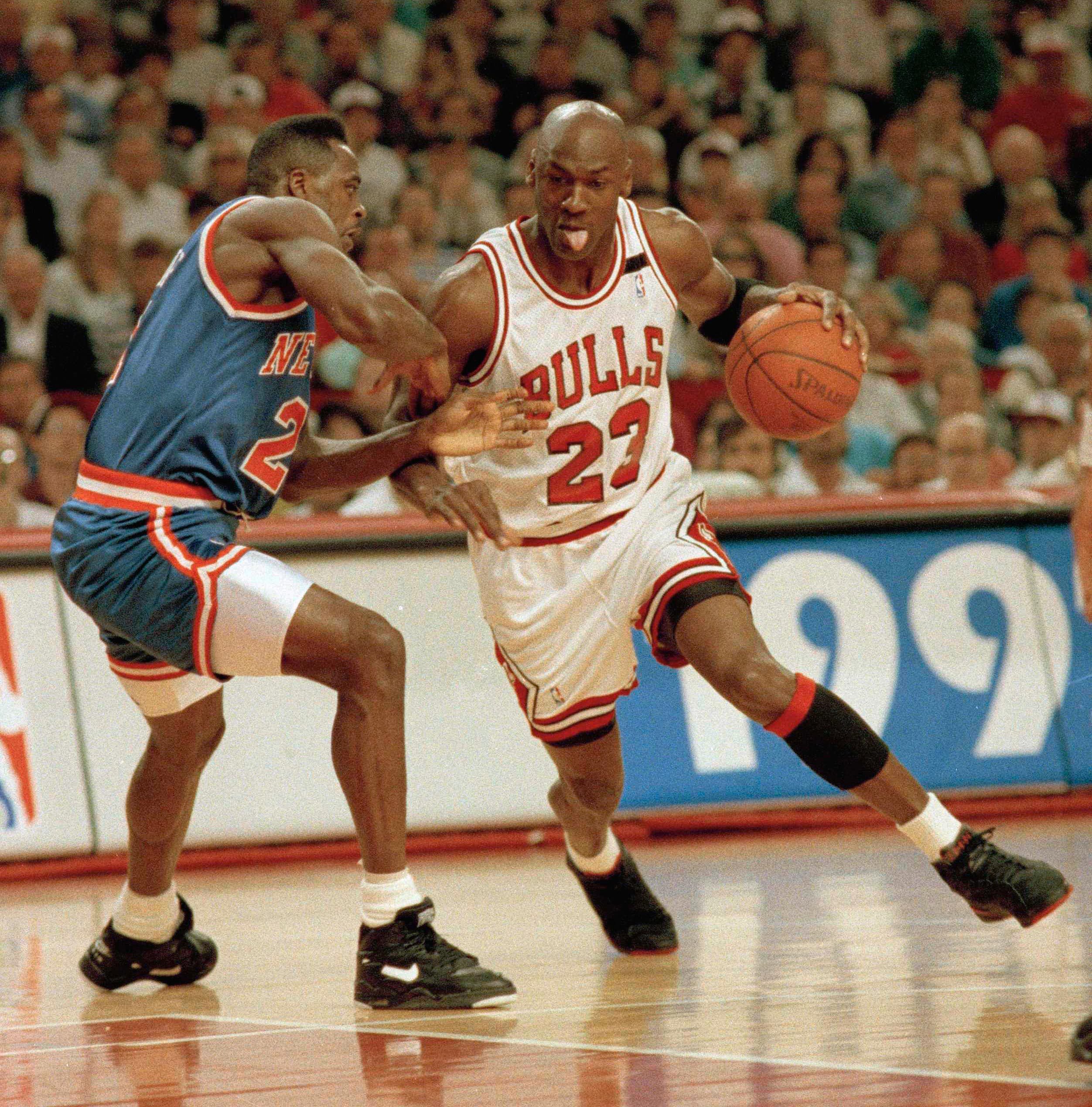 KNICKS BULLS PLAYOFF 1992, CHICAGO, USA