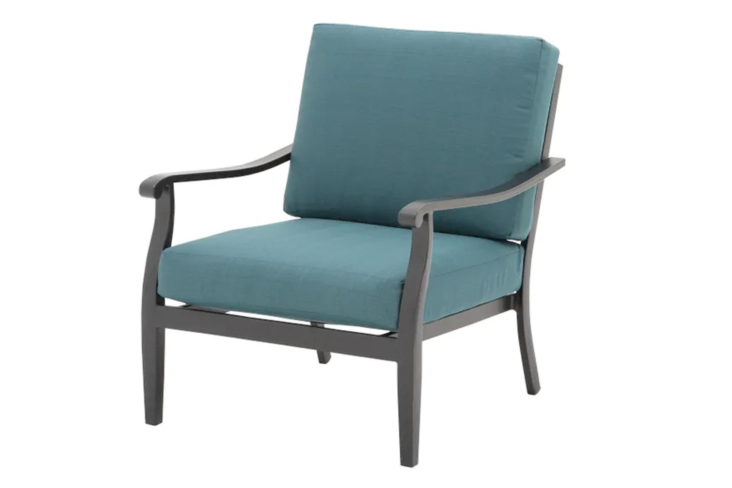 Riley Stationary Outdoor Lounge Chair with Charleston Cushions (2-Pack)