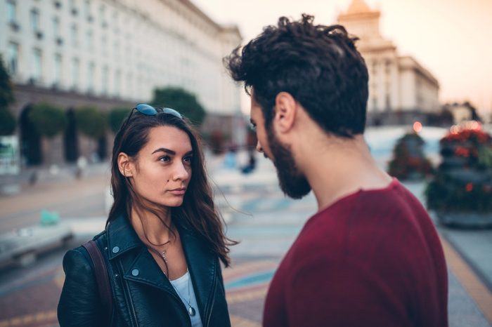 Disappointed woman from her boyfriend