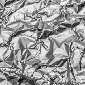 aluminum foil texture close up