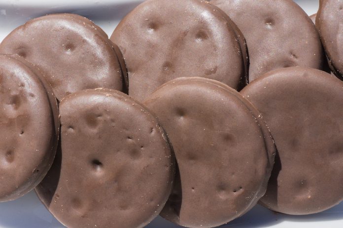 thin mints closeup