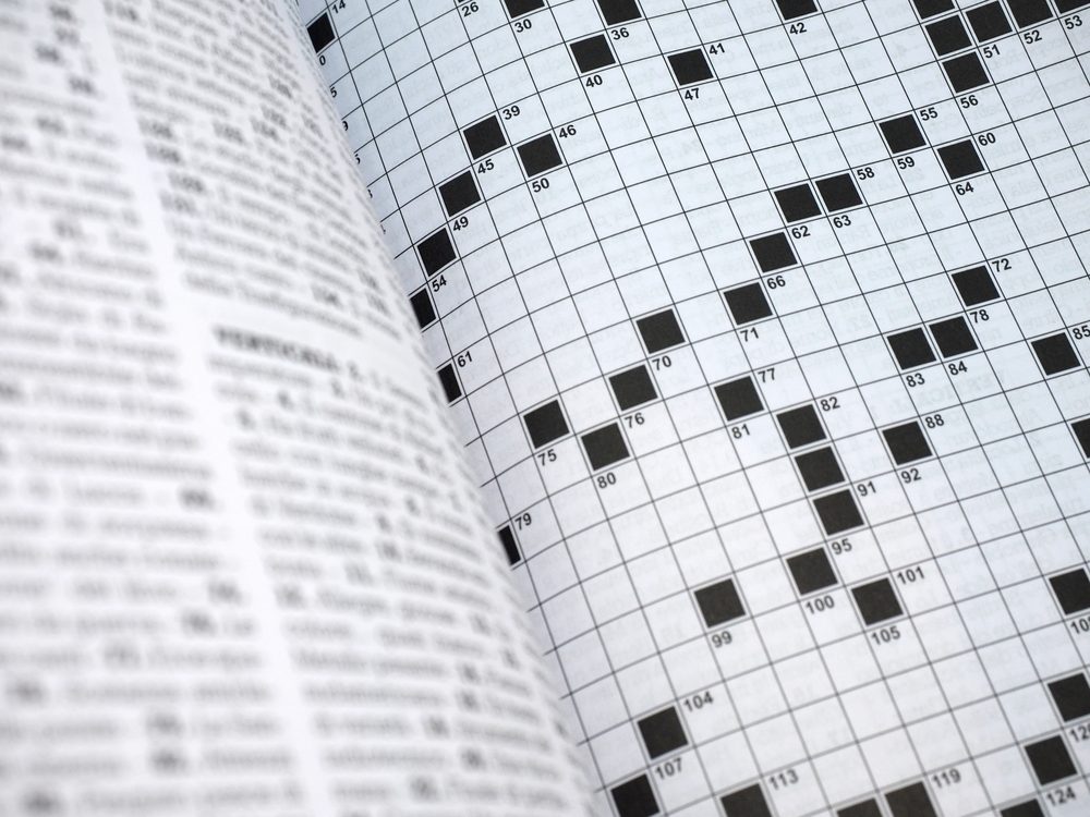 Puzzles. Crossword pages.