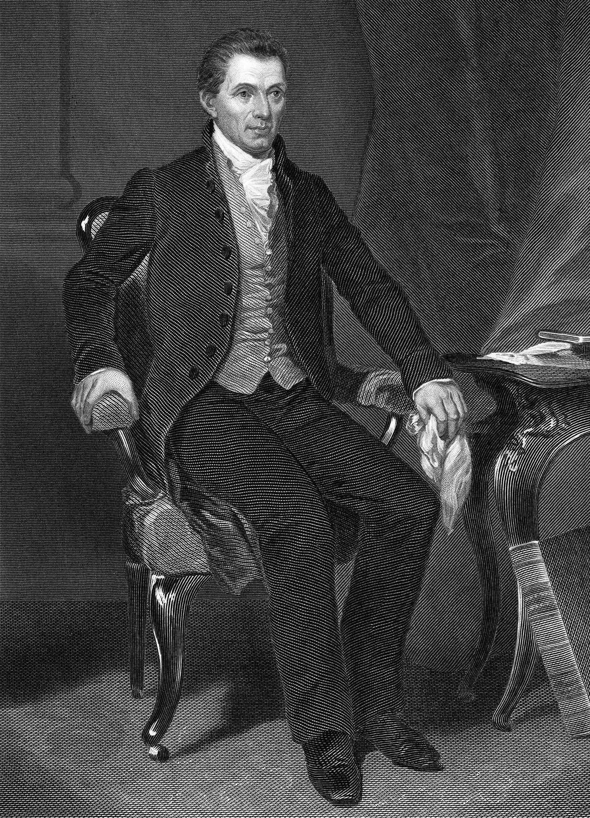 Historical Collection 2 James Monroe (1758-1831) 5th President of the United States (1817-1825) circa 1820