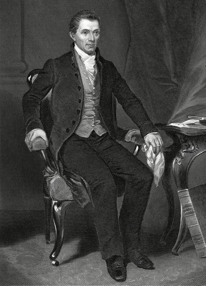 Historical Collection 2 James Monroe (1758-1831) 5th President of the United States (1817-1825) circa 1820