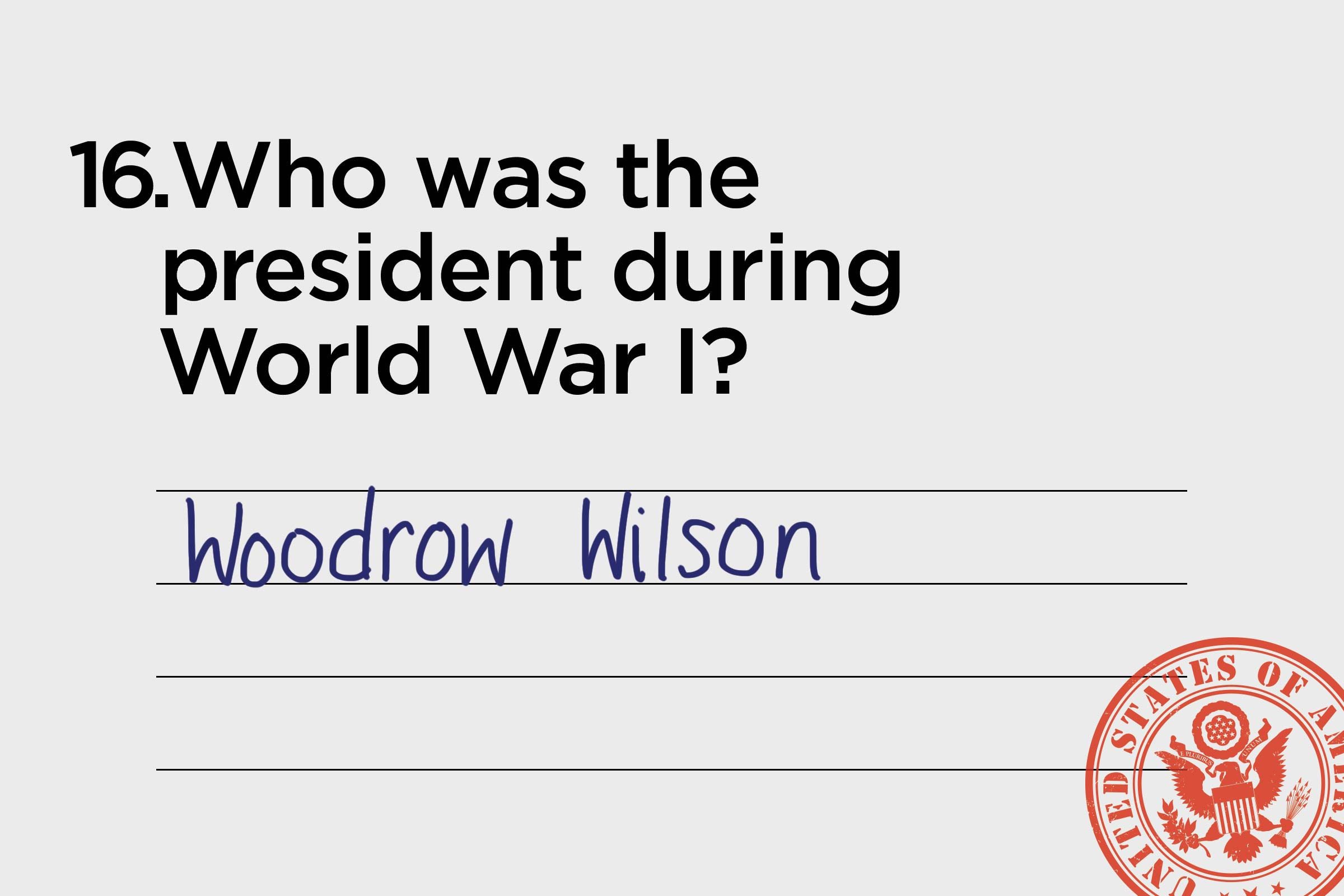 woodrow wilson