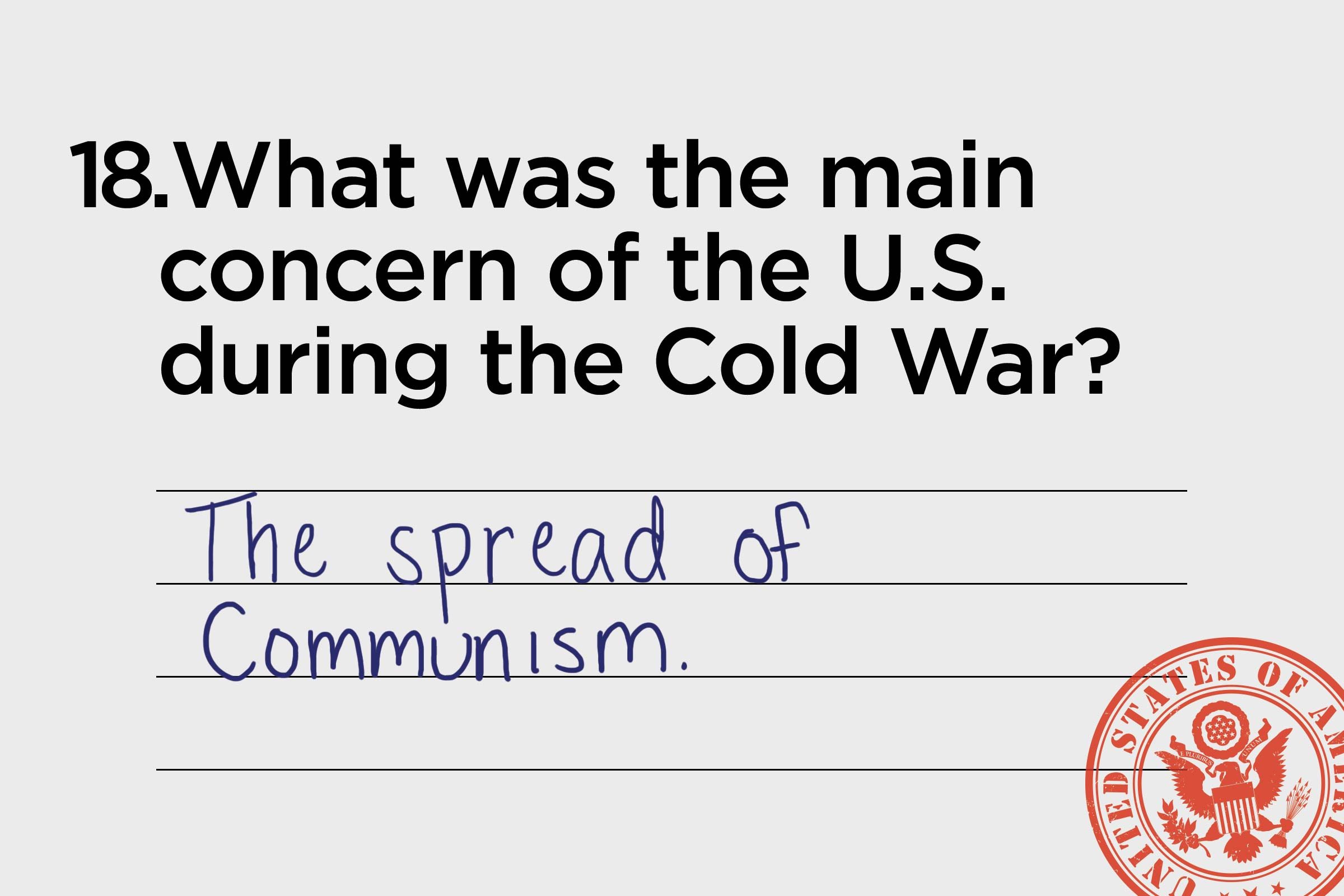 the spread of communism