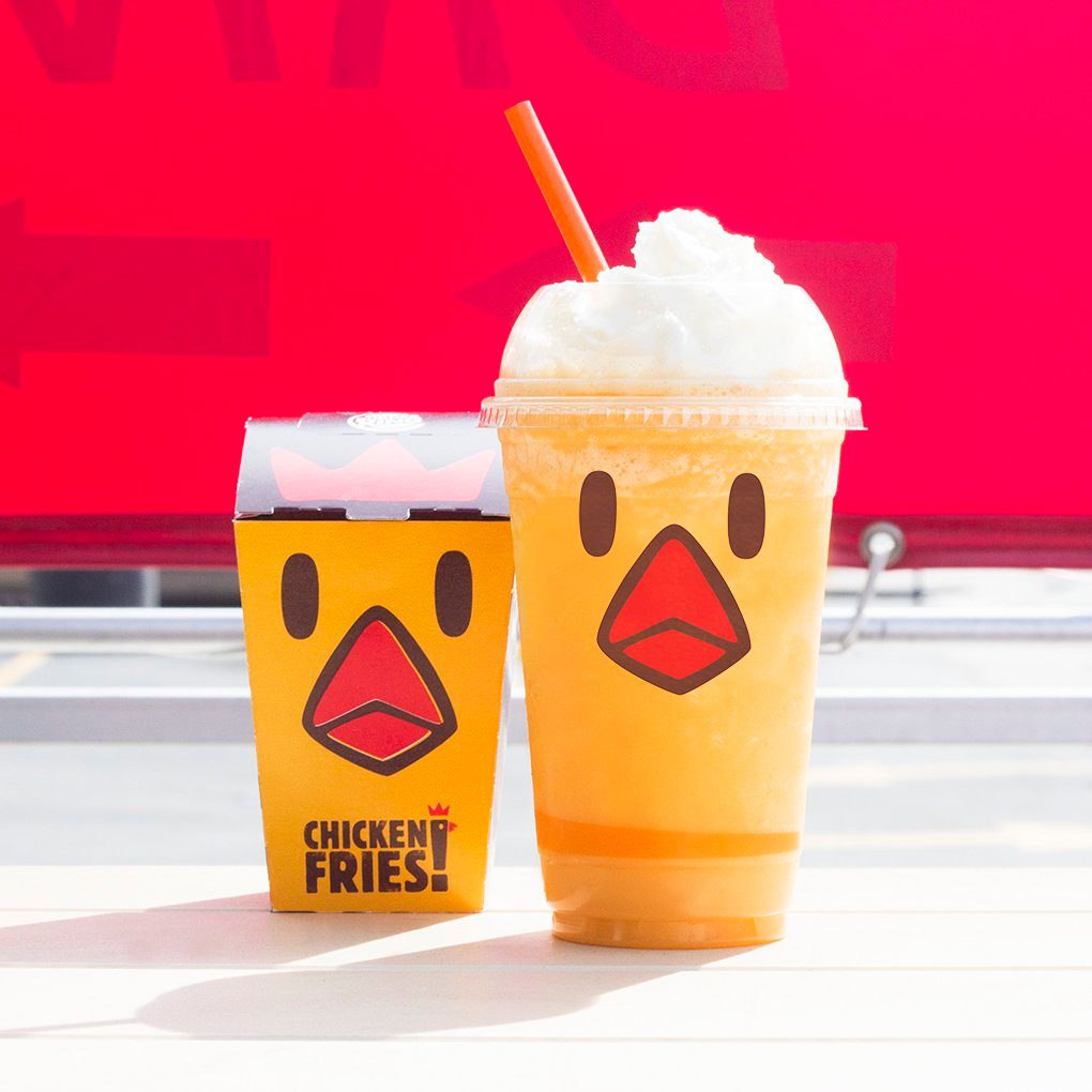 Burger King chicken fries shake