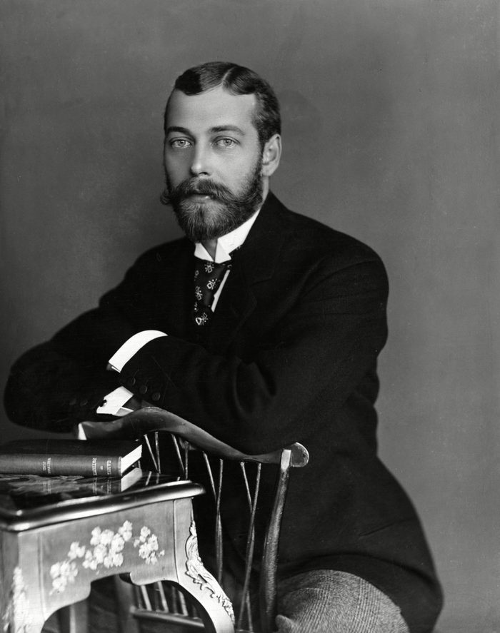 Historical Collection 169 King George V (1865 - 1936) in A Photographic Portrait Taken at Cowes During His Honeymoon in 1893 While Still Duke of York 1893