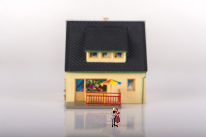 Miniature people house