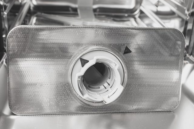 Filter with mesh for dishwasher.