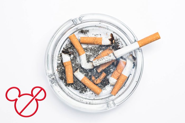 cigarettes in ashtray