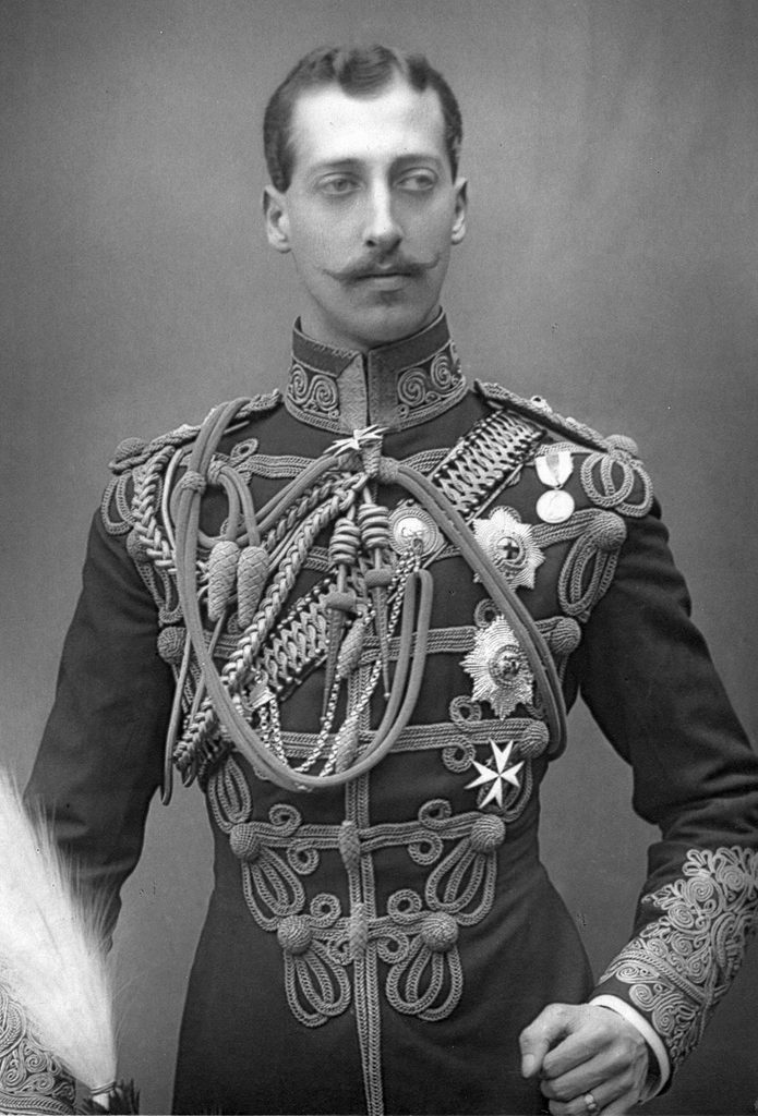 History Albert Victor, Duke of Clarence (1864-1892) Eldest son of Edward, Prince of Wales (Edward VII) in military uniform. English prince, grandson of Queen Victoria. Published c1890.