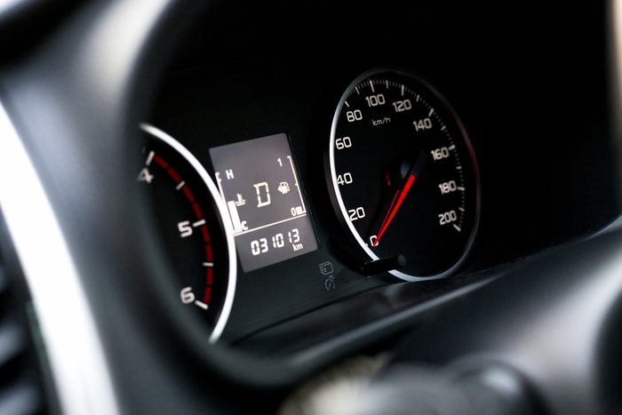 Speedometer - soft focus