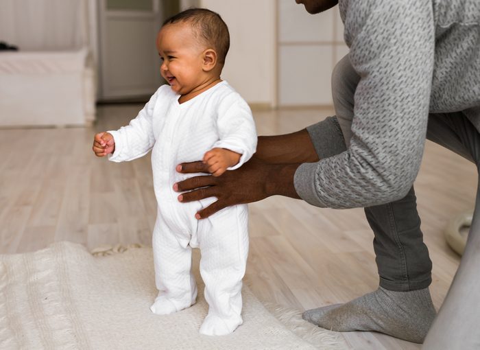 African American Father And Baby Boy