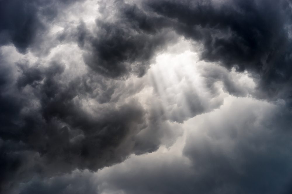 rain cloud, storm cloud before a thunder storm Background