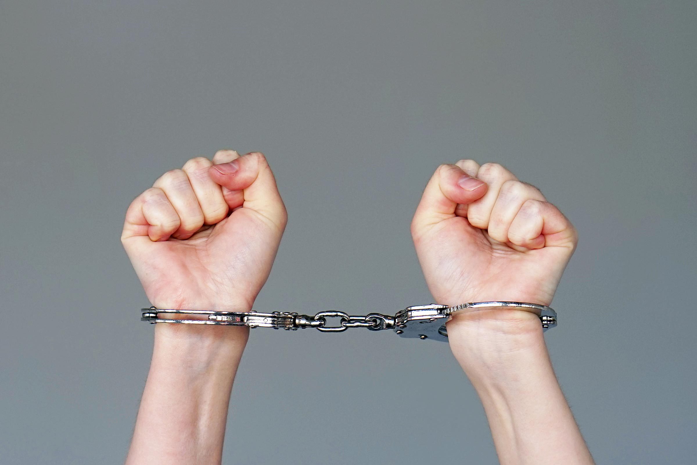 hands handcuffs